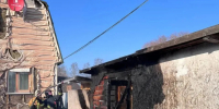 Пламя охватило участок: в Отрадном пожарные спасли женщину и полуторагодовалого ребенка - Online47.Ru