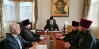 Митрополит Корнилий возглавил совещание в епархиальном управлении - Архангельская епархия