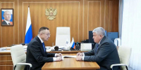 Ирек Файзуллин и Александр Дронов провели рабочую встречу в Москве. - Новгородские Ведомости
