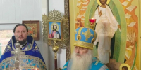В престольный праздник храма Божией Матери «Умиление» архипастырь совершил Божественную литургию - Алтайская митрополия