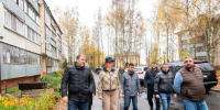 Татьяна Витушева проверила результаты благоустройства дворов на ул. Центральная в Бужарово - Газета Истра сегодня