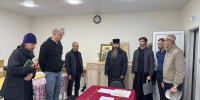 Секретарь епархиального управления посетил строящийся храм Новомучеников и исповедников Церкви Русской города Ставрополя - Епархия