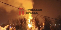 КМЗ объят огнем: туляки делятся кадрами, в МЧС сообщений о пожаре нет - ИА Тульская пресса.Ru