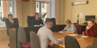 В Кудымкарском городском суде состоялось рабочее совещание судей, отдела полиции и отдела Госавтоинспекции. - Кудымкарский городской суд