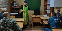 Помощник благочинного Сосновского округа по взаимодействию с силовыми структурами посетил пожарно-спасательную часть №148. - Выксунская епархия