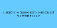 За девять месяцев текущего года в Липецке число преступлений сократилось на 20 % - Народное слово