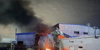 Пожар вспыхнул в котельной на производственном объекте в Аннолово - ЛенТВ24