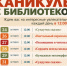 Каникулы с библиотекой - Межпоселенческая библиотека
