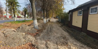 В Брянске на улице Ульянова обустраивают тротуары - Мглинские Вести