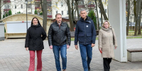 Готовность главного Парка культуры и отдыха к зимнему содержанию проверили в Подольске - Администрация г. Подольск