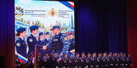 Во Дворце молодежи прошла церемония посвящения в кадеты учеников школы № 18 имени Подольских курсантов - Администрация г. Подольск