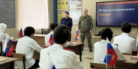 В свой профессиональный праздник офицеры отдела криминалистики СУ СК России по Чеченской Республике провели занятие в кадетском классе СОШ N 21 города Грозного - Следственный комитет