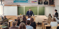 Ветеран следственных органов провел урок для учащихся кадетских классов СК России - Следственный комитет