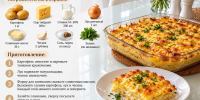 Картофельная запеканка с сыром: румяная корочка и нежная середина - Газета Новороссийский рабочий