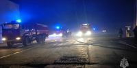 При пожаре в ангаре в центре Когалыма никто не пострадал - РИЦ Югра