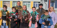 Участники школьного лесничества «Юннаты Первых» вместе со своими наставниками из Пижемского лесничества высадили молодые канадские ели около школы - Министерство лесного хозяйства