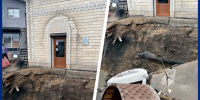 У скандального кафе в Пятигорске обрушилась часть входа при строительных работах - Bloknot-Stavropol.Ru