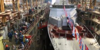 Корвет «Грозный» спустили на воду на Амурском судостроительном заводе - Gubernia.Com