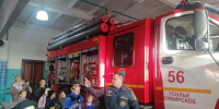 Экскурсия в 56-ю пожарно-спасательную часть: как усольские кванторианцы увидели работу огнеборцев. - Usolie-Citi.Ru