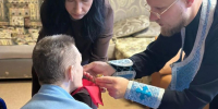 Насельники Саратовского центра социальной адаптации бездомных причастились Святых Христовых Таин - Свято-Троицкий собор
