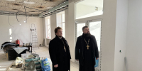 Руководитель административного секретариата проинспектировал ремонтные работы в Тихвинском храме Стерлитамака - Уфимская Епархия