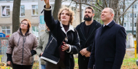 В Новомосковске восстановили балкон в доме, пострадавшем от атаки БПЛА - ИА Новомосковск Сегодня
