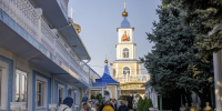В воскресный день архиепископ Тихон совершил Литургию на Спасо-Иверском архиерейском подворье города Майкопа - Епархия