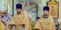 Настоятель Свято-Троицкого собора принял участие в архиерейском богослужении в Покровском соборе г. Саратова - Свято-Троицкий собор