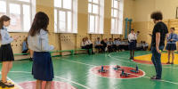 Мобильная лаборатория Образовательного центра «Персей» проводит выездные мероприятия для школьников региона - Правительство Иркутской области