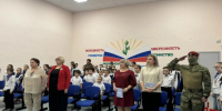 Росгвардейцы приняли участие в посвящении первоклассников села Ездочное в ряды «Орлят России» - Росгвардия