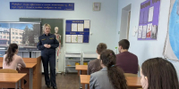 О работе в УИС школьникам Плесецкого округа рассказали сотрудники ИК-29 - УФСИН