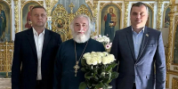 Алексей Косач и Сергей Сидоренко поздравили отца Николая с юбилеем - Газета Огни Кавказа
