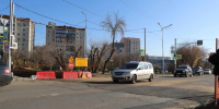 Перекрёсток Свердлова-Войкова в Кургане открыли для машин и автобусов - Область 45