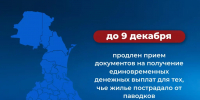 ПРОДЛЁН СРОК ПОДАЧИ ЗАЯВЛЕНИЙ ДЛЯ ПОСТРАДАВШИХ ОТ ВЕСЕННИХ ПАВОДКОВ - Дахадаевский район