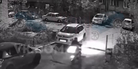 В Нижнем Новгороде спешащий на заказ велокурьер на полном ходу снес шлагбаум - ProGorodNN.Ru