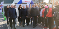 Дмитрий Миляев принял участие в торжественном открытии бегового центра в Туле - Министерство спорта