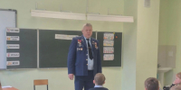 Урок мужества в двух четвёртых классах провёл член Новгородского отделения - Боевое братство