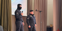 Представители транспортного ОМОН "Балтика" провели встречу с учащимися петербургского техникума - Росгвардия