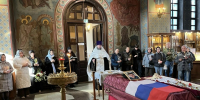 Благочинный Удомельского округа совершил отпевание бойца, погибшего при исполнении воинского долга в зоне СВО - Удомельское Благочиние