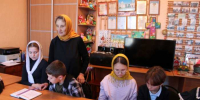 Занятия в воскресной школе Успенского храма г. Мглина - Мглинское благочиние