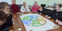 «Путь доверия»: студенты прошли через озеро Характера и поднялись на гору Друзей - Технологический техникум