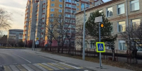 В районе школы № 10 в Благовещенске установили желтый мигающий светофор - Asn24.Ru