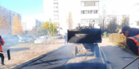 512 м² за день: что отремонтировали дорожники Ульяновска 27 октября - Ulyanovsk.Express