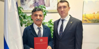 Василий Потёмкин поздравил с юбилеем генерального директора «НГК-Томск» Мехмана Юсубова - Администрация Томской области