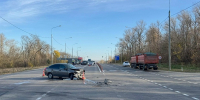 ДТП под Орлом: грузовик не пропустил легковушку - vOrle.Ru