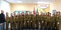 Почетный караул СОШ №3 в Доме юнармии - Комитет образования г. Чита