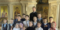 Помощник благочинного Приокского округа провел экскурсию по храму для третьеклассников школы №131 - Нижегородская епархия