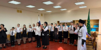 Школьники Адыгеи и Херсонской области провели телемост ко Дню народного единства - Советская Адыгея