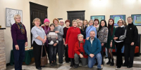 Полезная коллаборация здоровья и творчества: «Клуб активного долголетия» принял участие в открытии выставки - Министерство здравоохранение