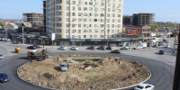 В Избербаше заасфальтировали территорию у городской развязки - Избербаш-инфо